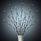 3 Pack Lighted Branches for Vases Plug in - Christmas DIY Twig Pathway Lights with 60 LED Bulbs, Artificial Tree Bendable Xmas Fairy Lights with Stakes for Outdoor Indoor Party Decoration, Pure White