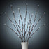 3 Pack Lighted Branches for Vases Plug in - Christmas DIY Twig Pathway Lights with 60 LED Bulbs, Artificial Tree Bendable Xmas Fairy Lights with Stakes for Outdoor Indoor Party Decoration, Pure White