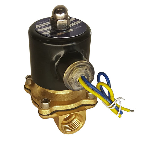 HFS (R) 12v Dc Electric Solenoid Valve Water Air Gas, Fuels N/c - 1/4IN NPT Available (12V DC 1/4IN NPT)