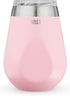 HOST REVIVE Travel Vacuum Insulated Wine and Drink Tumbler with Lid Stainless Steel, 10 oz, Pink