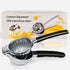 KitchenEclipse Lemon Squeezer Premium Stainless Steel Citrus Juicer for Home Bar, Professional Use Hand Grip Manual Juicer with Non-Slip Silicone Handle Juice Squeezer for Limes, Lemons, Oranges