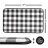Sweet Home Collection Kitchen Floor Mat Memory Foam Anti Fatigue Durable Non Skid Rug for Long Standing Comforter, 30" x 18", Buffalo Check Black/White