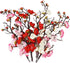 MINYULUA 6 Pieces Artificial White Plum Blossom Faux Flowers Silk Simulation Flowers Bouquet for Home Kitchen Office DIY Hotel Vase Centerpieces Decoration