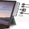 Surface Pro 7 USB C Hub, HOGORE 6-in-2 Surface Pro Adapter Dock with 4K HDMI, USB C PD charging, 2USB3.0,SD/MicroSD Card Reader, for Microsoft Surface Pro 7 Accessories, MS Surface Pro Docking Station