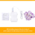 Decorative String Lights, Fluorite Amethyst String Lights Natural Crystal Light 10 ft 30 LEDs Fairy String Light Dreamy Crystal Decoration with USB and Battery Powered for Bedroom (Purple Amethyst)
