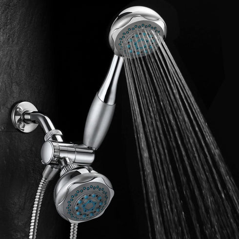 Hydroluxe 24-setting 3-way Shower Combo, Chrome, Single
