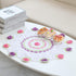 Qxzvzem One Piece 20 Inch Easter Doilies for Dressers and End Tables Round Cloth Lace Placemats Crafts Rose Spring Doily Hand Crochet Large Cotton Multicolor Tablecloth