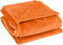 uxcell Flannel Fleece Blanket Soft Lightweight Plush Microfiber Bed or Couch Blanket, Orange Twin