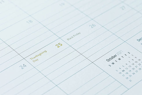 Elegant Desk Calendar 2021-2022 - Runs from July 2021 Through December 2022 - 17.8" x 13" - Wall Calendar - Desk Pad Monthly Planner