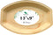 Charity Leaf Disposable Palm Leaf Tray Like Bamboo Serving Tray and Platter | All Natural and Biodegradable | Weddings, Charcuterie Boards, BBQs, and Parties | Oval (10 trays) (13" x 9")