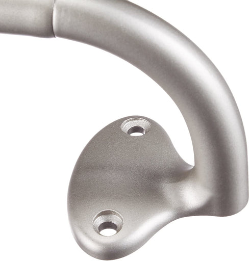 Amazon Basics Room Darkening Blackout Curtain Rod - 28" to 48", Nickel