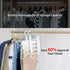Rhinoceros Pants Hangers Space Saving, Hangers for Jeans Multifunctional Pants Rack Space Saver Closet Organization Scarf Hangers Leggings Trousers Jean Organizer