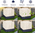 Foozet Air Conditioner Cover for Outside Units, AC Cover for Outdoor Central Unit Square Fits up to 36 x 36 x 39 Inches