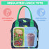 Lunch Box Bag for Kids,VASCHY Insulated Lightweight Lunch Box Tote for Toddler Boys and Girls School Daycare Kindergarten Dinosaur