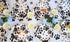 Dog Paw Prints Party Supplies, Dog Paw Prints Theme Tableware Set Including Paper Plates Cups Napkins for Birthday Baby Shower Party -Serves 16