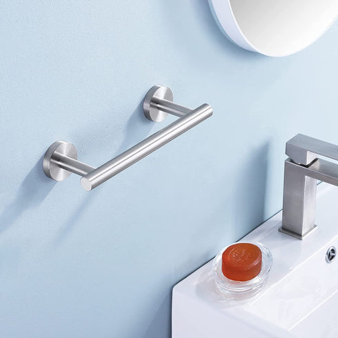 KES 9 Inches Hand Towel Bar Bathroom Towel Holder Kitchen Dish Cloths Hanger SUS304 Stainless Steel RUSTPROOF Wall Mount Brushed Steel, A2000S23DG-2