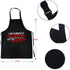 Zanyuan Technology Currently Unsupervised Novelty Graphic Sarcaic Mens Very Funny Kitchen Apron Chef Hat, Unisex - Black (Currently Unsupervised)