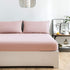 Mohap Bed Sheet Set 4 Piece Bedding Sheets & Pillowcases Set Double Brushed Microfiber Soft Bedding Fade Resistant Easy Care Full Pink