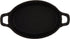 TableCraft Mini Oval Au Gratin Cookware, 24 oz, Black