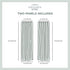 Exclusive Home Curtains EH8296-03 2-84P Velvet Heavyweight Pinch Pleat Top Curtain Panel Pair, 84" Length, Blush