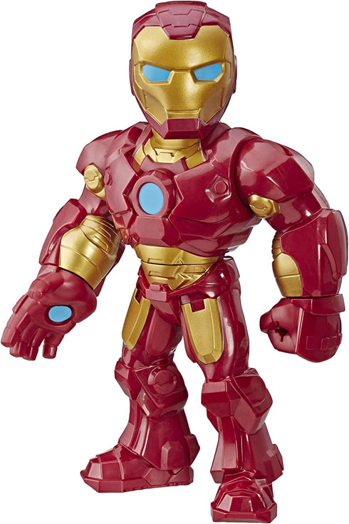 Playskool Heroes Marvel Super Hero Adventures Mega Mighties Iron Man Collectible 10-Inch Action Figure, Toys for Kids Ages 3 and Up , Brown