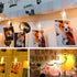 Dimmable 50 Led Photo Clip String Lights with Remote,17.38ft Fairy Lights with Clips for Pictures, 8 Modes Warm White Home/Party/Christmas Decorative Light for Hanging Photo Display Stands