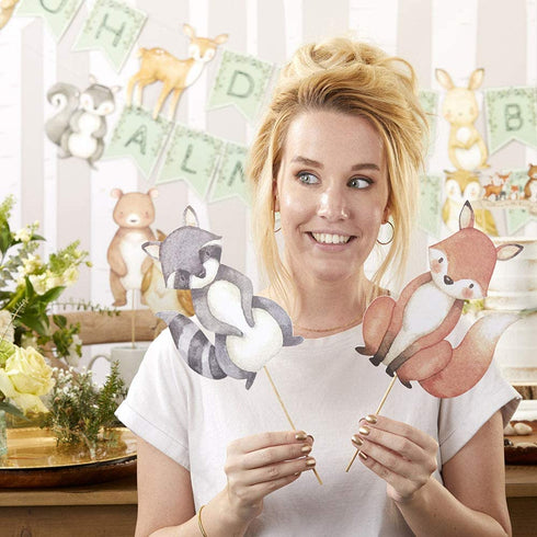 Kate Aspen Woodland Baby Shower, One Size, 33 Piece Party D©cor Kit