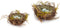 Faux Decorative Bird's Egg Nest (Robin's Eggs - Set of 2)