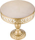 URANMOLE 18K Gold Antique Metal Cake Stand, Round Cupcake Stands, Wedding Birthday Party Dessert Cupcake Pedestal/Display/Plate 12