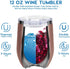 Gifts for Women Birthday Unique - Funny Insulated Wine Tumblers Rose Gold and Candles 2 Pack and Bath Loofah XL Bath Set - Unique Gifts for Women - Mom Sister Friends Female Grandma Birthday Gifts