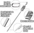 Metal Skewers for Grilling - 10PCS 17" Kabob Skewers for Grilling, Reusable Shish Kabob Skewers, Flat Blade BBQ Skewers with Slider, Stainless Steel Kebab Skewers, Heavy Duty Grilling Accessories