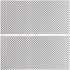 mDesign Decorative Kitchen Sink Dish Drying Mat/Grid - Plastic Farmhouse Sink Protector, Cushions, Stemware, Wine Glasses, Dishes - Quick Draining Diamond Design, XL, 25" Long - 2 Pack - Graphite Gray