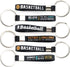 Inkstone Basketball Keychains | (12 Pack) Sports Inspirational Quotes "Victory Belongs To Those Who Challenge The Impossible" | Flexible | Gifts For Your Team, Friends, Family, and Colleagues