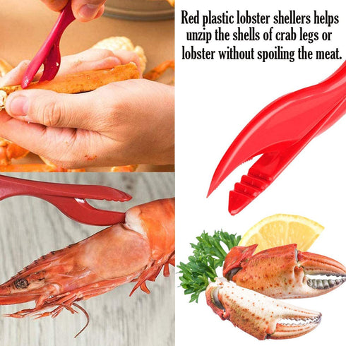 Artcome 22-Piece Seafood Tools Set Including 2 Lobster Crackers, 6 Crab Forks, 4 Lobster Shellers, 2 Butter Warmers, 1 Lobster Crab Mallets, 1 Seafood Scissor and 6 Tealight Candles