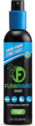 FunkAway Odor Eliminating Spray for Shoes, Clothes and Gear, (8 Oz.)