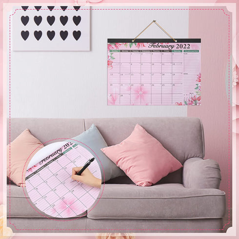 Desk Calendars 2022-2023 Desktop Monthly Calendar 2022, 17 x 12 Inch, January 2022 - June 2023 Monthly Calendar with Notes for Planning and Organizing, 18 Months