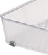 Spectrum Diversified Hexa 6" x 15" x 2" Buildup-Resistant Kitchen & Bathroom, Easy-to-Clean Kitchen Utensil Drawers, Desk Organizer Tray, 6 x 15, Clear Frost