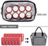 Lunch Bags for Women Insulated, Lunch Cooler Bag for Work, Leak Proof Large Lunch Tote Bag, Lunch Bag with Adjustable Shoulder Strap for School/Office/Picnic/Fishing/Beach(Grey)