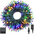 QUWIN Waterproof LED Outdoor Christmas String Lights, LED UL Certified 8 Modes with End-to-End Plug, Indoor & Outside Fairy Light for Christmas Tree, Patio, Wedding, Party (115Ft Multi-Color)