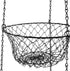 MALMO 3-Tier Wire Fruit Hanging Basket, Vegetable Kitchen Storage Basket, Iron Wire Black