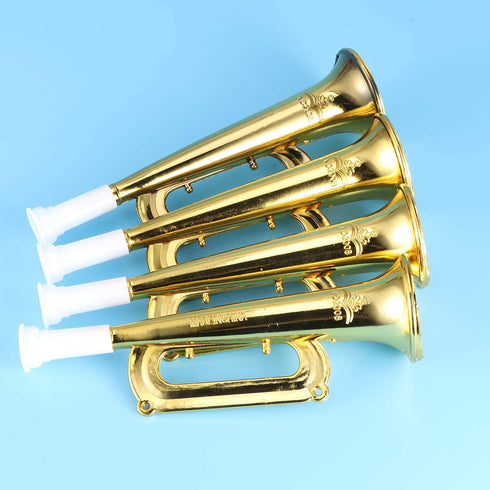 TOYANDONA 12pcs Plastic Trumpet Noise Maker Horn Funny Speaker Cheering Props Party Favor Gift Kids Toys