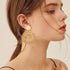 LANTAI 16 Pairs Behemian Acrylic Earrings Rattan Earrings Resin Earrings for Women Girls Leaf Dangle Earrings Mottled Hoop Earrings Gifts Jewelry