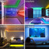 LED Strip Lights,32.8ft RGB 300LEDs Waterproof Light Strip Kits with infrared 44 Key, Suitable for Room,TV, Ceiling, Cupboard Bar Home Decoration