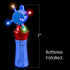 ArtCreativity Easter Gifts for Kids, Red & Blue Light Up Orbiter Spinning Wands, Sensory Toys for Toddlers, Set of 2, 7" LED Spin Toy, Autistic Children, Boys, Girls, Birthday, Classroom Prizes