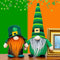 unanscre St Patricks Day Gnomes Plush Elf Decorations - 2PCS Different Hats Handmade Green Irish Gnome Scandinavian Tomte Leprechaun for St Patricks Day Home Decor, St.Patrick's Day Table Ornament