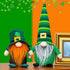 unanscre St Patricks Day Gnomes Plush Elf Decorations - 2PCS Different Hats Handmade Green Irish Gnome Scandinavian Tomte Leprechaun for St Patricks Day Home Decor, St.Patrick's Day Table Ornament