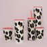 Kate Spade New York Insulated Stainless Steel Tumbler, Leopard Print 24 Ounce Double Wall Travel Cup with Lid, Forest Feline