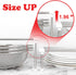 Carrotez Pantry Cabinet Organizer Set of 2, Pantry Organization and Storage, Cabinet organizers and Storage, Pantry Storage Shelf Organizer, Ktchen Cabinet Organizer, White 9.8 x 7.8 x 6.1"