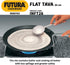 Hawkins Futura Non-stick Induction Compatible Flat Tava Griddle, 10" Induction, BLACK,