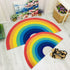 Door Mat Rainbow Pet Durable Welcome Mat Non-Slip Floor Front Doormat Resist Dirt Rug for Indoor Outdoor Easy to Clean (Rainbow 1, 40*80cm)